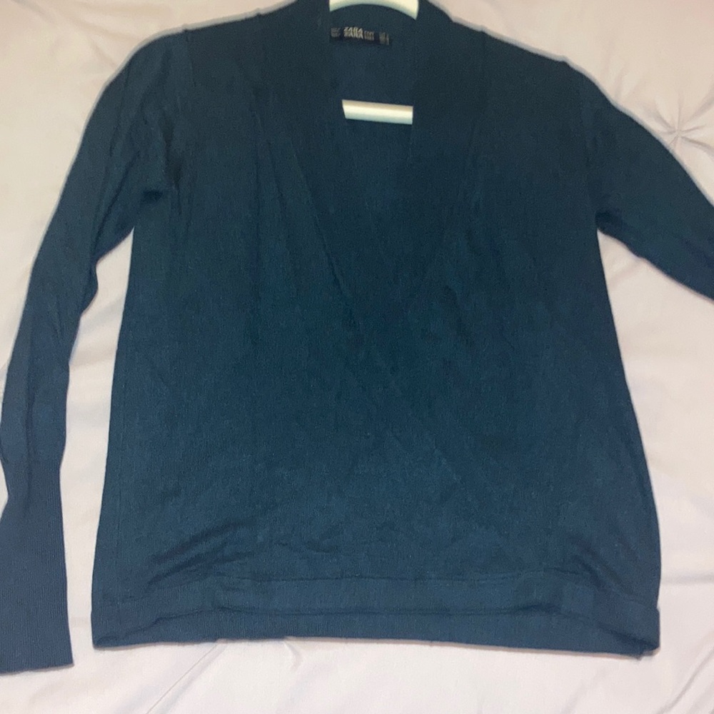 Teal Zara knit XS